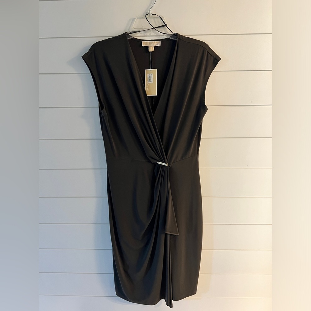 Michael Kors dark green dress size Large
